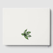 Tropisch regenwoud Aanraking Baby shower fauna Gastenboek (Achterkant)