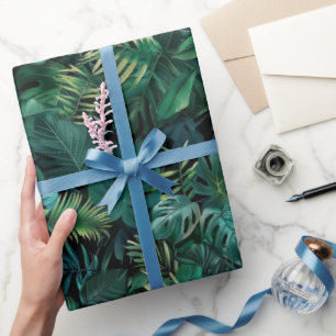 Tropisch regenwoud bladeren cadeaupapier