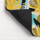 Tropisch regenwoud bladeren patroon muismat (Hoek)