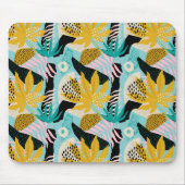 Tropisch regenwoud bladeren patroon muismat (Voorkant)