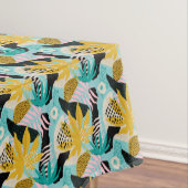 Tropisch regenwoud bladeren patroon tafelkleed (Voorbeeld)