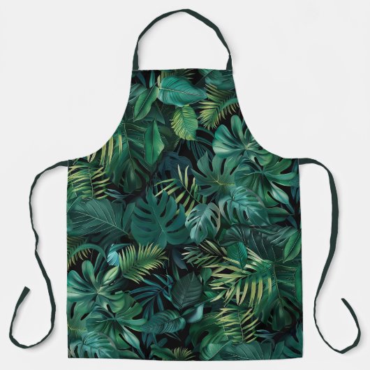 Tropisch regenwoud bladeren schort (Voorkant)
