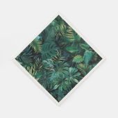 Tropisch regenwoud bladeren servet (Hoek)