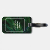 Tropisch regenwoud Bladgroen Bladgroen Bladgroen Bagagelabel (Achterkant horizontaal)