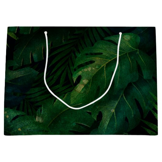 Tropisch regenwoud Bladgroen Bladgroen Bladgroen Groot Cadeauzakje (Voorkant)
