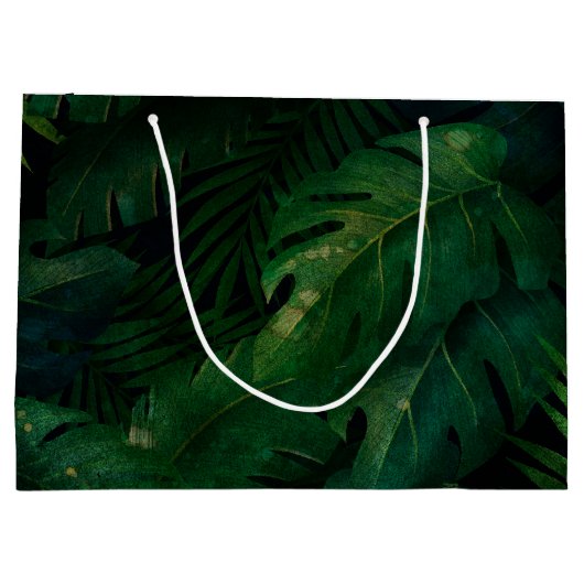 Tropisch regenwoud Bladgroen Bladgroen Bladgroen Groot Cadeauzakje (Achterkant)