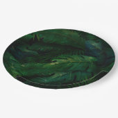 Tropisch regenwoud Bladgroen Bladgroen Bladgroen Papieren Bordje (Gekanteld)