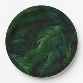 Tropisch regenwoud Bladgroen Bladgroen Bladgroen Papieren Bordje (Voorkant)
