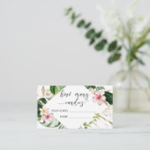 Tropisch regenwoud hoeveel snoepjes in de pot informatiekaartje (Staand voorkant)