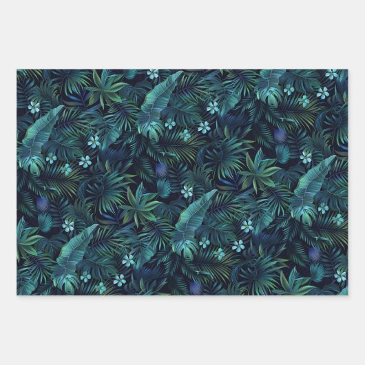 Tropisch regenwoud inpakpapier vel (Voorkant 3)