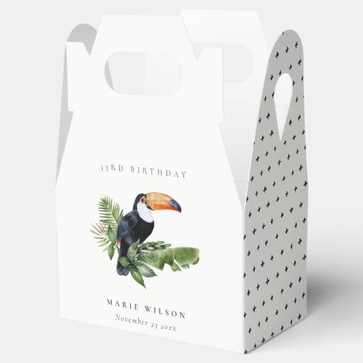 Tropisch regenwoud met aanraakgevoelige fauna elke bedankdoosjes (Geopend)