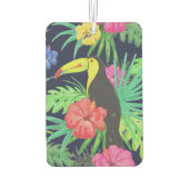 Tropisch regenwoud met tucan en bladeren luchtverfrisser (Achterkant)