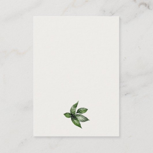 Tropisch regenwoud Toekan Beeld Baby Shower Informatiekaartje (Achterkant)