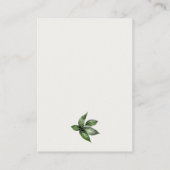 Tropisch regenwoud Toekan Display Baby Shower Informatiekaartje (Achterkant)