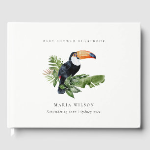Tropisch Regenwoud Toekan Fauna Baby Shower Gastenboek