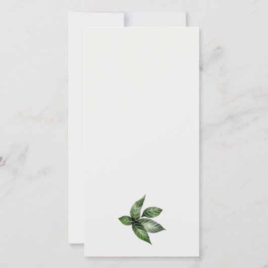 Tropisch regenwoud Toucan-Baby shower Bedankkaart (Achterkant)