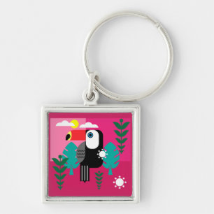Tropisch regenwoud Toucan Sleutelhanger
