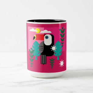 Tropisch regenwoud Toucan Tweekleurige Koffiemok