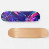 tropisch regenwoud van middernacht persoonlijk skateboard (Horizontaal)