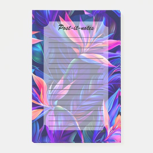 tropisch regenwoud van middernacht post-it® notes (Voorkant)