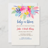 Tropisch regenwoud Wilde baby shower Kaart (Voorkant)