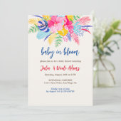 Tropisch regenwoud Wilde baby shower Kaart (Staand voorkant)