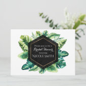 Tropisch regenwoudeiland stuurt uitnodigingen (Staand voorkant)