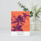 *~* Tropisch. Reizen AP25 aanpassen Palm Leaf Briefkaart (Staand voorkant)