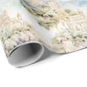 Tropisch Resort Oceaankust Cadeaupapier (Rol Hoek)