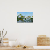 Tropisch restaurant in de Bahama's Poster (Keuken)