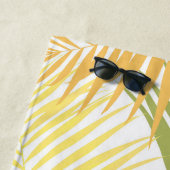Tropisch Retro #2 #palmen #decor #kunst Strandlaken (In situ)