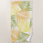 Tropisch Retro #2 #palmen #decor #kunst Strandlaken (Voorkant)