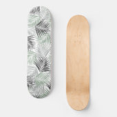 Tropisch retro patroon #5 #palms #decor #art persoonlijk skateboard (Voorkant)