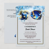 Tropisch rifeiland vis strand vrijgezellenfeest kaart (Voorkant / Achterkant)