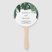 Tropisch rondtrekprogramma van Monstera Handwaaier (Voorkant)