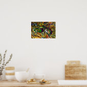 Tropisch Roos Chafer Beetle Digital Art Poster (Keuken)