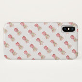Tropisch | Roze ananas Case-Mate iPhone Case (Achterkant (horizontaal))