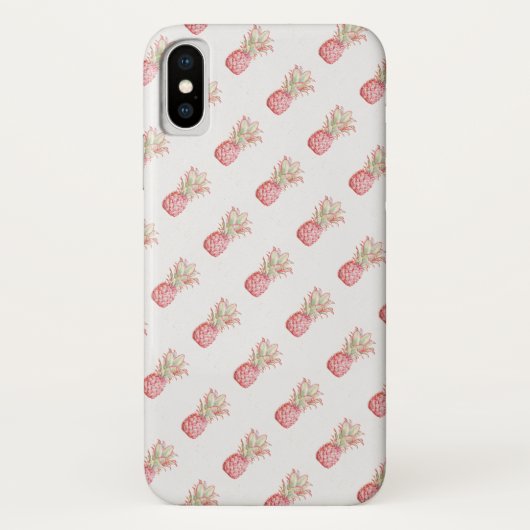 Tropisch | Roze ananas Case-Mate iPhone Case (Achterkant)