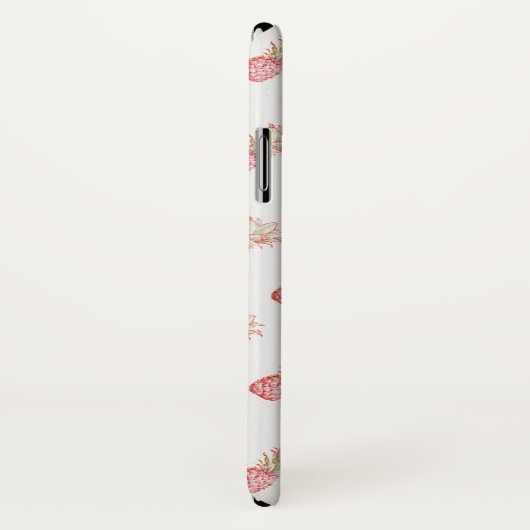 Tropisch | Roze ananas Case-Mate iPhone Case (Achterkant / rechts)