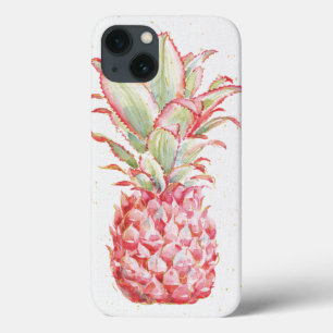Tropisch   Roze ananas iPhone 13 Hoesje