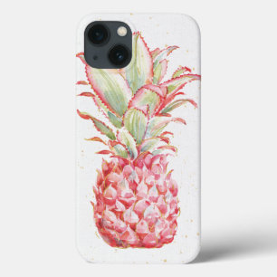 Tropisch   Roze ananas iPhone 13 Hoesje
