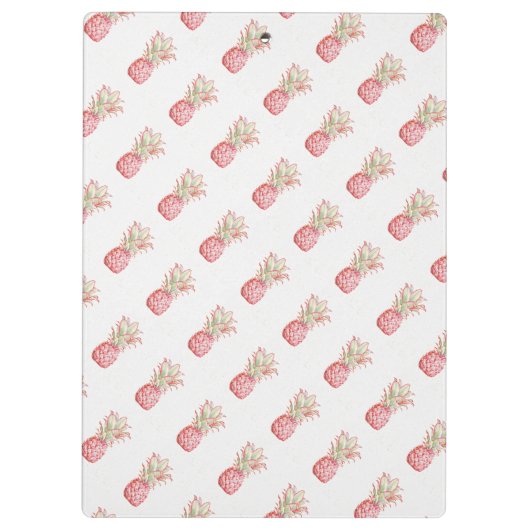 Tropisch | Roze ananas Klembord (Achterkant)