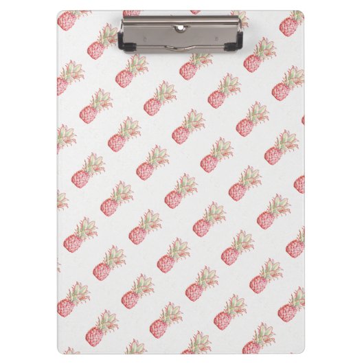 Tropisch | Roze ananas Klembord (Voorkant)