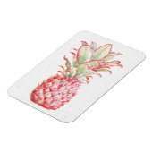 Tropisch | Roze ananas Magneet (Linkerzijde)