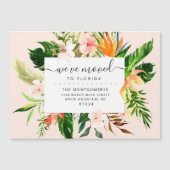 Tropisch Roze Bloemen Greenery Florida Verhuizen (Voorkant)