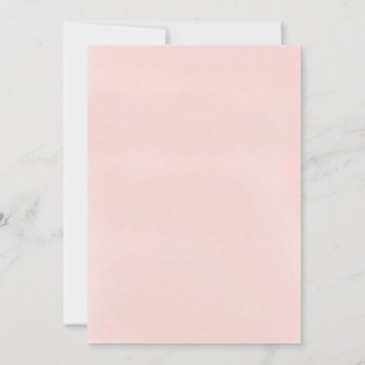 Tropisch Roze Bloemen Modern Script Vrijgezellenfe Kaart (Achterkant)