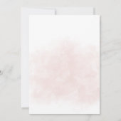 Tropisch roze bloemetje Hawaiian luau verjaardagsf Kaart (Achterkant)