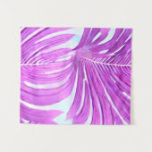 Tropisch roze boomkleppen wandkleed (Voorkant (horizontaal))