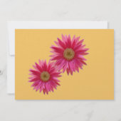 Tropisch Roze Daisy Vrijgezellenfeest Kaart (Achterkant)