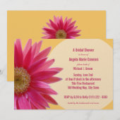 Tropisch Roze Daisy Vrijgezellenfeest Kaart (Voorkant / Achterkant)